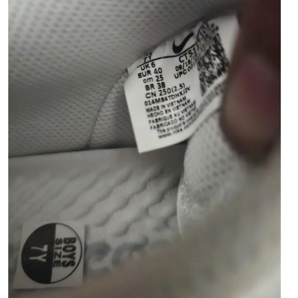 New Nike Air Force 1 React White Size 7Y